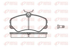 Sada brzdových destiček, kotoučová brzda REMSA 0261.00