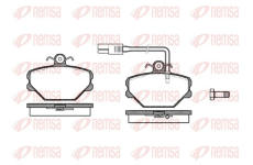 Sada brzdových destiček, kotoučová brzda REMSA 0264.12