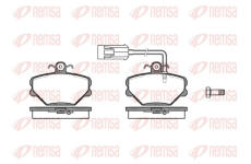 Sada brzdových destiček, kotoučová brzda REMSA 0264.42