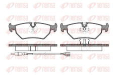 Sada brzdových destiček, kotoučová brzda REMSA 0265.32