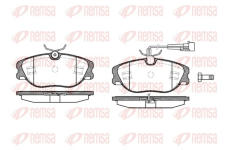 Sada brzdových destiček, kotoučová brzda REMSA 0305.72