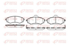 Sada brzdových destiček, kotoučová brzda REMSA 0318.05