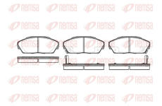 Sada brzdových destiček, kotoučová brzda REMSA 0323.02