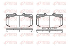 Sada brzdových destiček, kotoučová brzda REMSA 0348.02