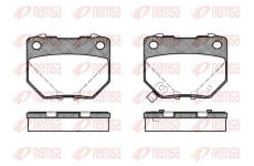 Sada brzdových destiček, kotoučová brzda REMSA 0365.21