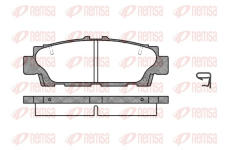Sada brzdových destiček, kotoučová brzda REMSA 0376.00