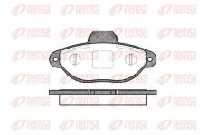 Sada brzdových destiček, kotoučová brzda REMSA 0414.20