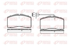 Sada brzdových destiček, kotoučová brzda REMSA 0448.02