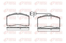 Sada brzdových destiček, kotoučová brzda REMSA 0448.12