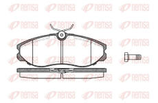 Sada brzdových destiček, kotoučová brzda REMSA 0462.00
