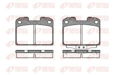 Sada brzdových destiček, kotoučová brzda REMSA 0476.00