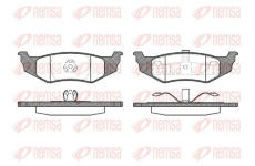 Sada brzdových destiček, kotoučová brzda REMSA 0482.40