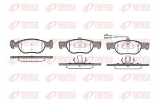 Sada brzdových destiček, kotoučová brzda REMSA 0588.31