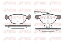 Sada brzdových destiček, kotoučová brzda REMSA 0589.32