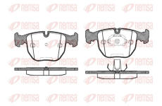 Sada brzdových destiček, kotoučová brzda REMSA 0596.10