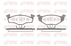 Sada brzdových destiček, kotoučová brzda REMSA 0609.20