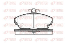 Sada brzdových destiček, kotoučová brzda REMSA 0635.00