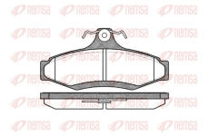 Sada brzdových destiček, kotoučová brzda REMSA 0646.10