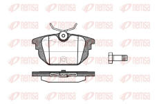 Sada brzdových destiček, kotoučová brzda REMSA 0692.00