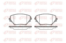 Sada brzdových destiček, kotoučová brzda REMSA 0813.00