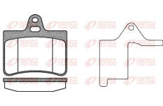 Sada brzdových destiček, kotoučová brzda REMSA 0830.20