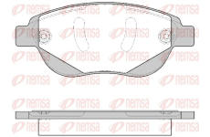 Sada brzdových destiček, kotoučová brzda REMSA 0841.40