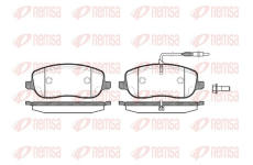 Sada brzdových destiček, kotoučová brzda REMSA 0879.12