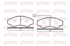 Sada brzdových destiček, kotoučová brzda REMSA 0959.01