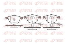 Sada brzdových destiček, kotoučová brzda REMSA 0964.02