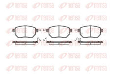 Sada brzdových destiček, kotoučová brzda REMSA 0985.02