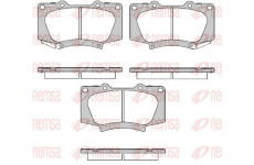 Sada brzdových destiček, kotoučová brzda REMSA 0988.22
