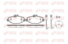 Sada brzdových destiček, kotoučová brzda REMSA 0990.02