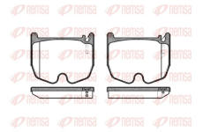 Sada brzdových destiček, kotoučová brzda REMSA 0992.00