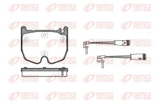 Sada brzdových destiček, kotoučová brzda REMSA 0992.02