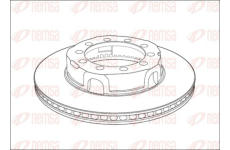 Brzdový kotouč REMSA NCA1017.20