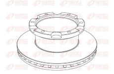 Brzdový kotouč REMSA NCA1036.20