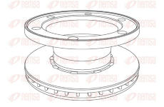 Brzdový kotouč REMSA NCA1077.20