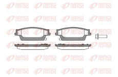 Sada brzdových destiček, kotoučová brzda REMSA 1087.04