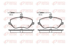 Sada brzdových destiček, kotoučová brzda REMSA 1101.04