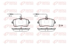 Sada brzdových destiček, kotoučová brzda REMSA 1102.04