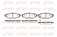 Sada brzdových destiček, kotoučová brzda REMSA 1136.01