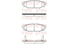 Sada brzdových destiček, kotoučová brzda REMSA 1136.22