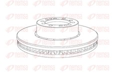 Brzdový kotouč REMSA NCA1169.20