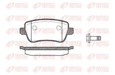 Sada brzdových destiček, kotoučová brzda REMSA 1178.00