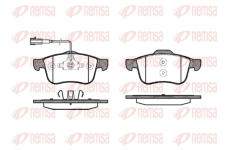 Sada brzdových destiček, kotoučová brzda REMSA 1183.02