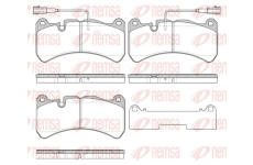 Sada brzdových destiček, kotoučová brzda REMSA 1192.24