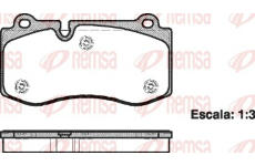 Sada brzdových destiček, kotoučová brzda REMSA 1202.00