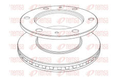 Brzdový kotouč REMSA NCA1220.20