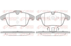 Sada brzdových destiček, kotoučová brzda REMSA 1249.10