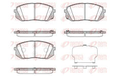 Sada brzdových destiček, kotoučová brzda REMSA 1302.43